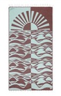 Sand Cloud Ripple Block Towel Aqua 37 x 67