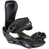 NItro Charger Youth Snowboard Bindings 2025 Black Medium