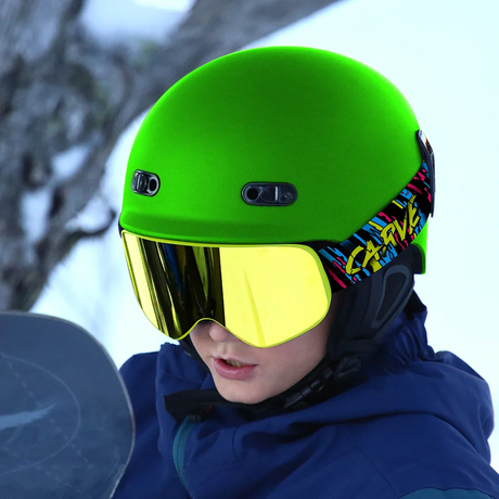 Carve Frother Small Goggles Fluorescent Yellow One Size
