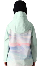 686 Waterproof Hoodie Youth SeaGlass Large