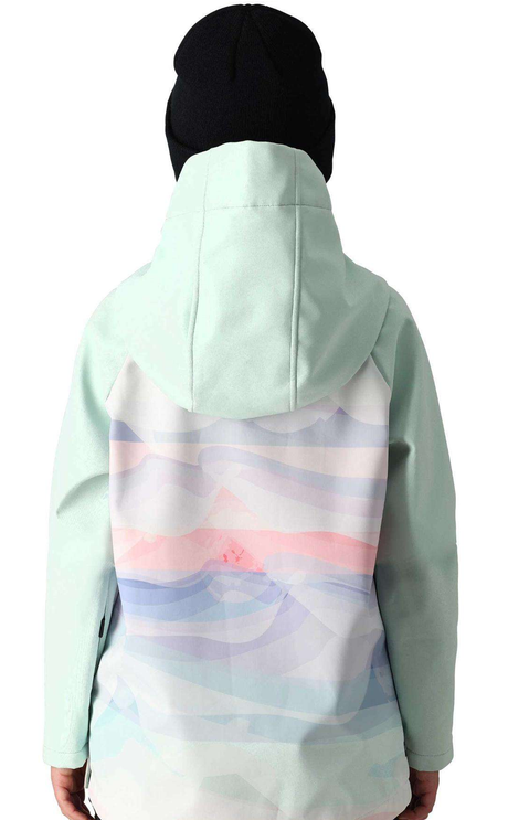 686 Waterproof Hoodie Youth SeaGlass Large