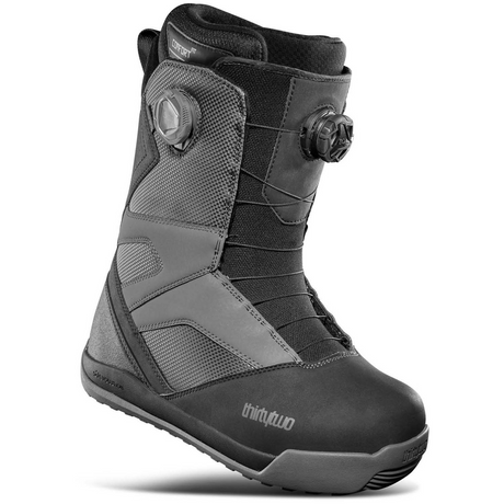 ThirtyTwo STW Double Boa Snowboard Boots Mens 2025 Black Charcoal 12