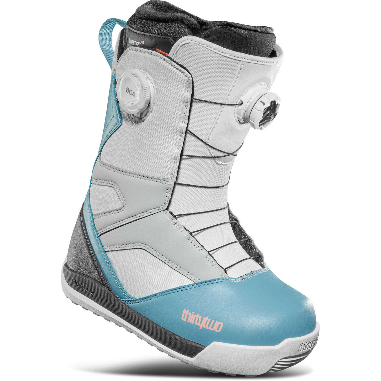 ThirtyTwo STW Double Boa Womens Snowboard Boots 2025 Blue Grey White