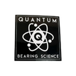Quantum Logo Sticker (2pack) Black Grey 1.5 Inch