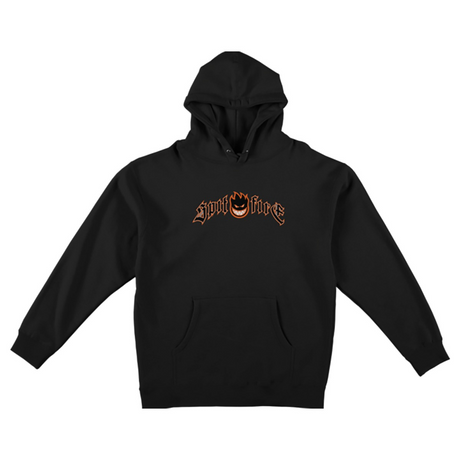 Spitfire Immortal Fire Hoodie Black Orange XL