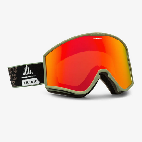 Electric EK1 Goggles Drama Moss Black Red Chrome