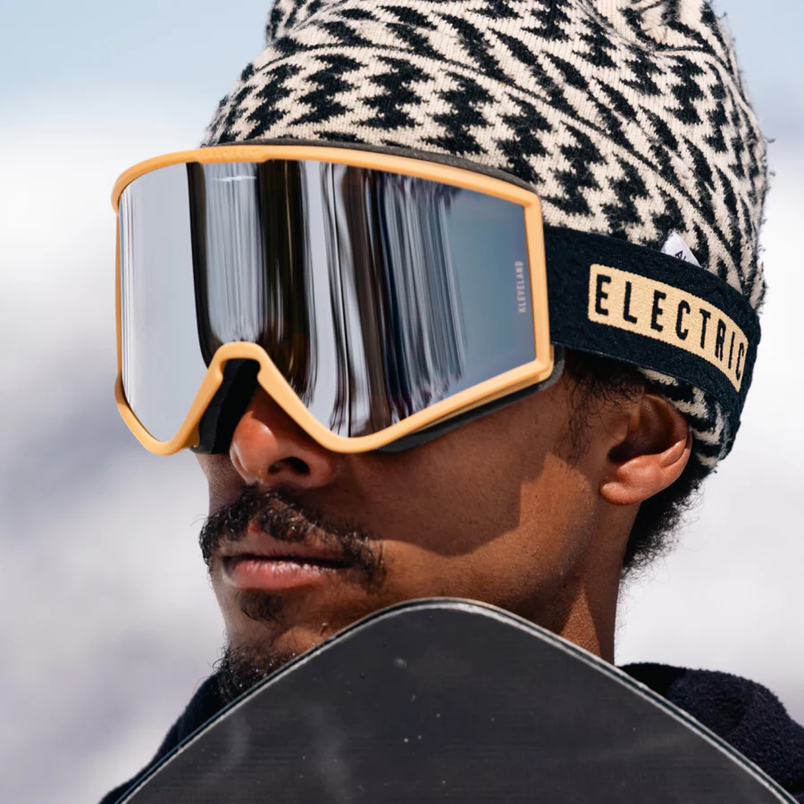 Electric EK1 Goggles Flood Black Gum Silver Chrome