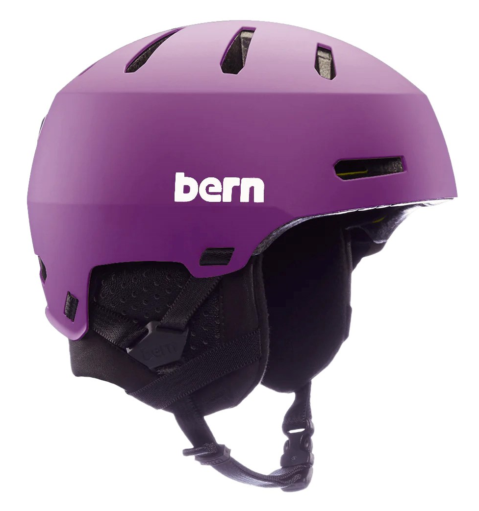 Bern Macon 2.0 Snow Mips Helmet Satin Purple Small