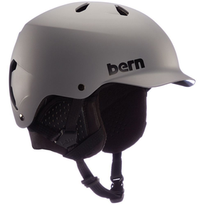 Bern Watts Classic Snow Helmet Matte Gray Medium