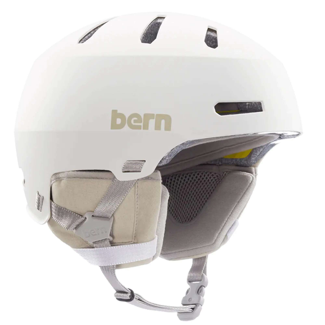 Bern Macon Snow Helmet Matte White Medium