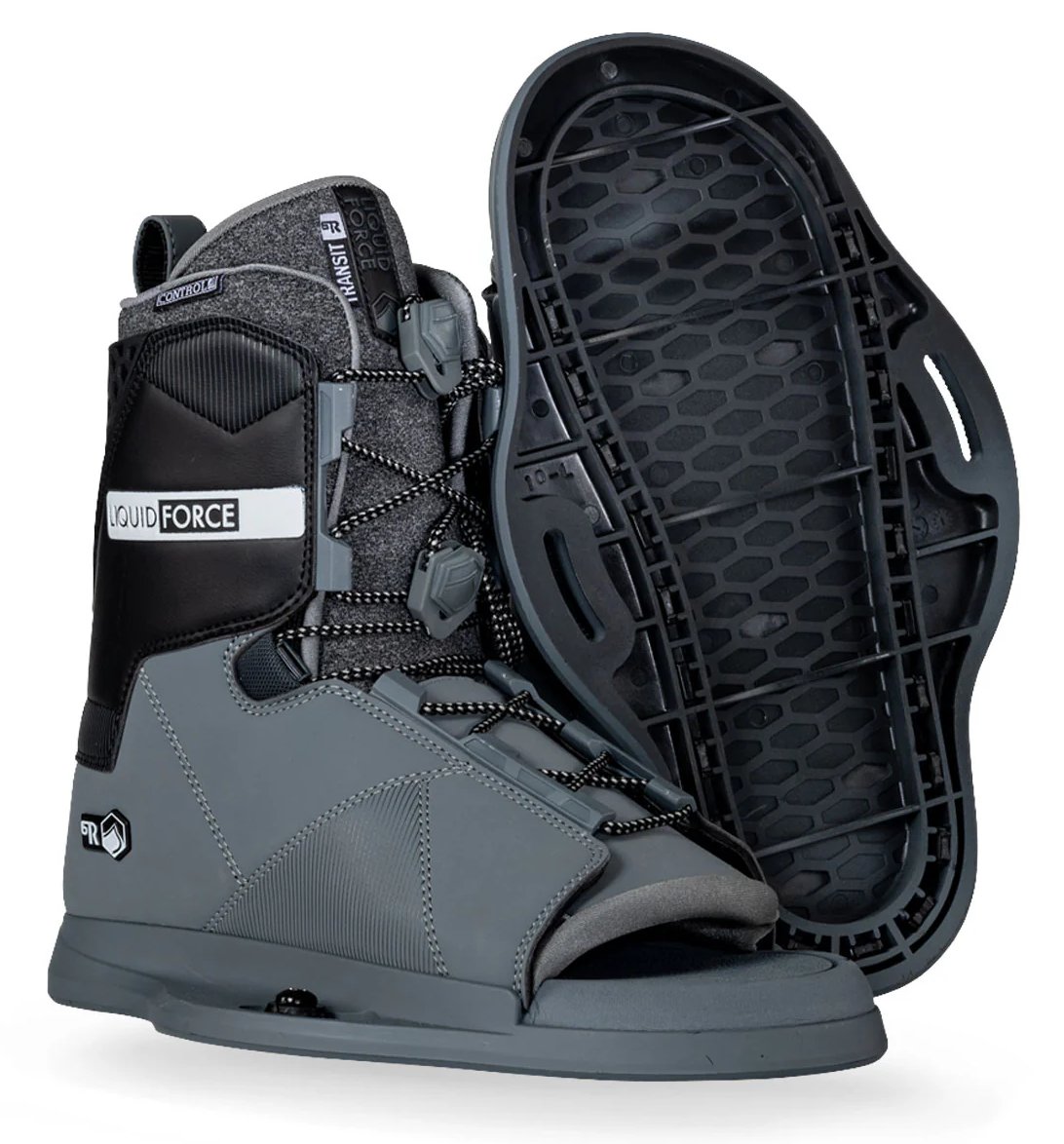 Liquid Force Transit Bindings Mens Black 4-6