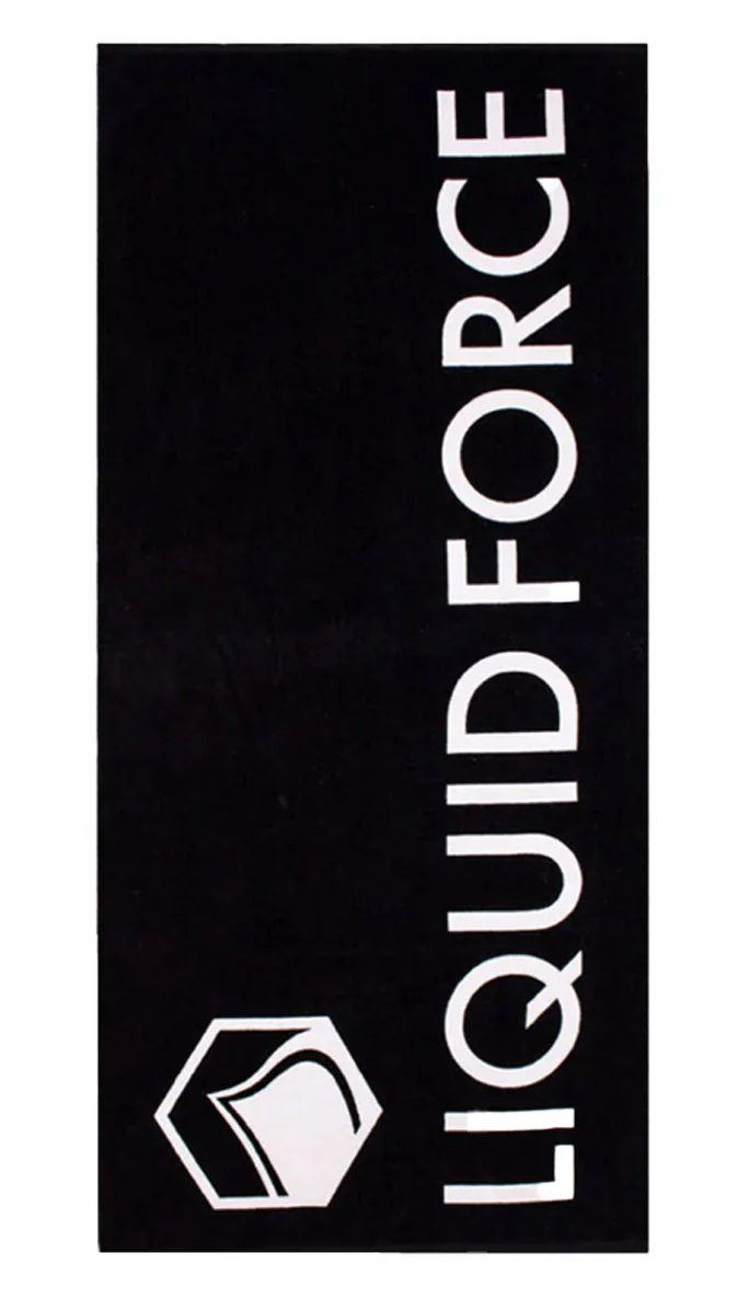 Liquid Force Logo Towel Black One Size