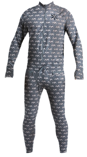 AIRBLASTER Ninja Suit Hoodless Boxer Fly Mens Grey Terry S