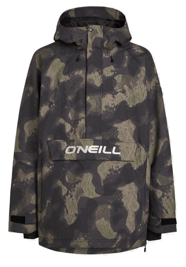 Oneill Original Anorak Snow Jacket Mens Black Night Camo M