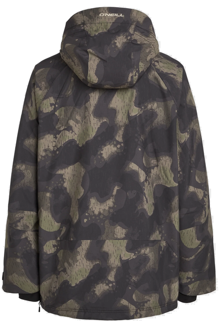 Oneill Original Anorak Snow Jacket Mens Black Night Camo M