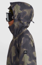 Oneill Original Anorak Snow Jacket Mens Black Night Camo M