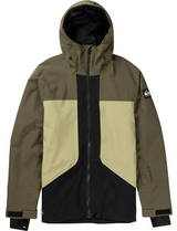 Quiksilver Forever Stretch GoreTex Snow Jacket Mens Canteen XL