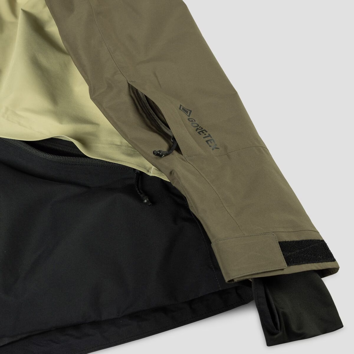 Quiksilver Forever Stretch GoreTex Snow Jacket Mens Canteen S
