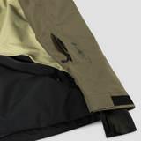 Quiksilver Forever Stretch GoreTex Snow Jacket Mens Canteen S