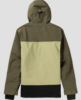 Quiksilver Forever Stretch GoreTex Snow Jacket Mens Canteen S