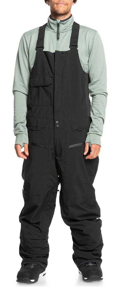 Quiksilver Utility Bibs Mens Black XL
