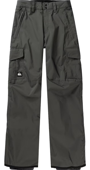 Quiksilver Porter Snow Pants Mens Dark Shadow XL