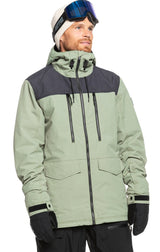Quiksilver Fairbanks Snow Jacket Mens Sea Spray M