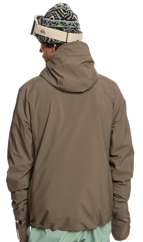 Quiksilver Quest Stretch 20k Snow Jacket Mens Canteen