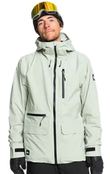 Quiksilver Quest Stretch 20k Snow Jacket Mens Desert Sage XL