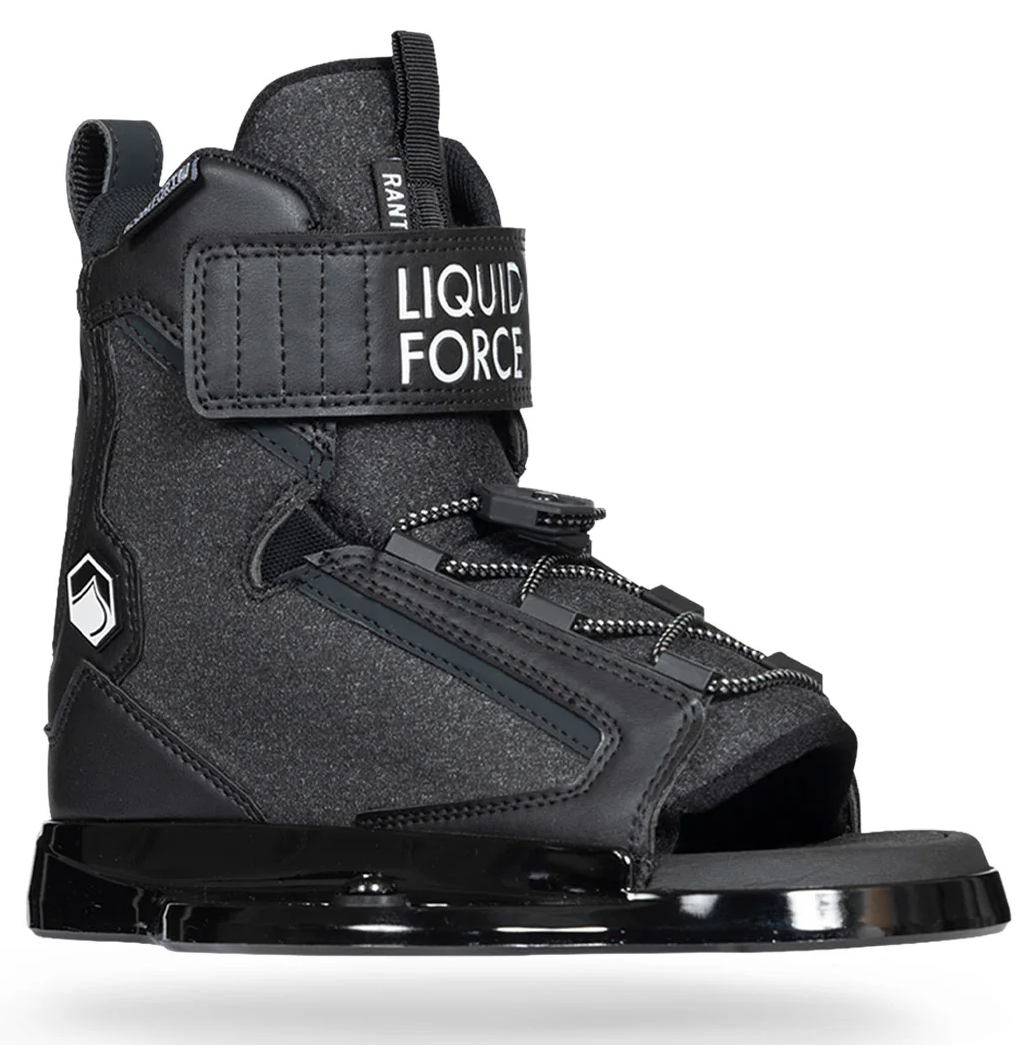 Liquid Force Rant Youth Bindings Black sz 4-6 boys