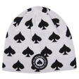 Thrasher Oath Skully Beanie White Black One Size