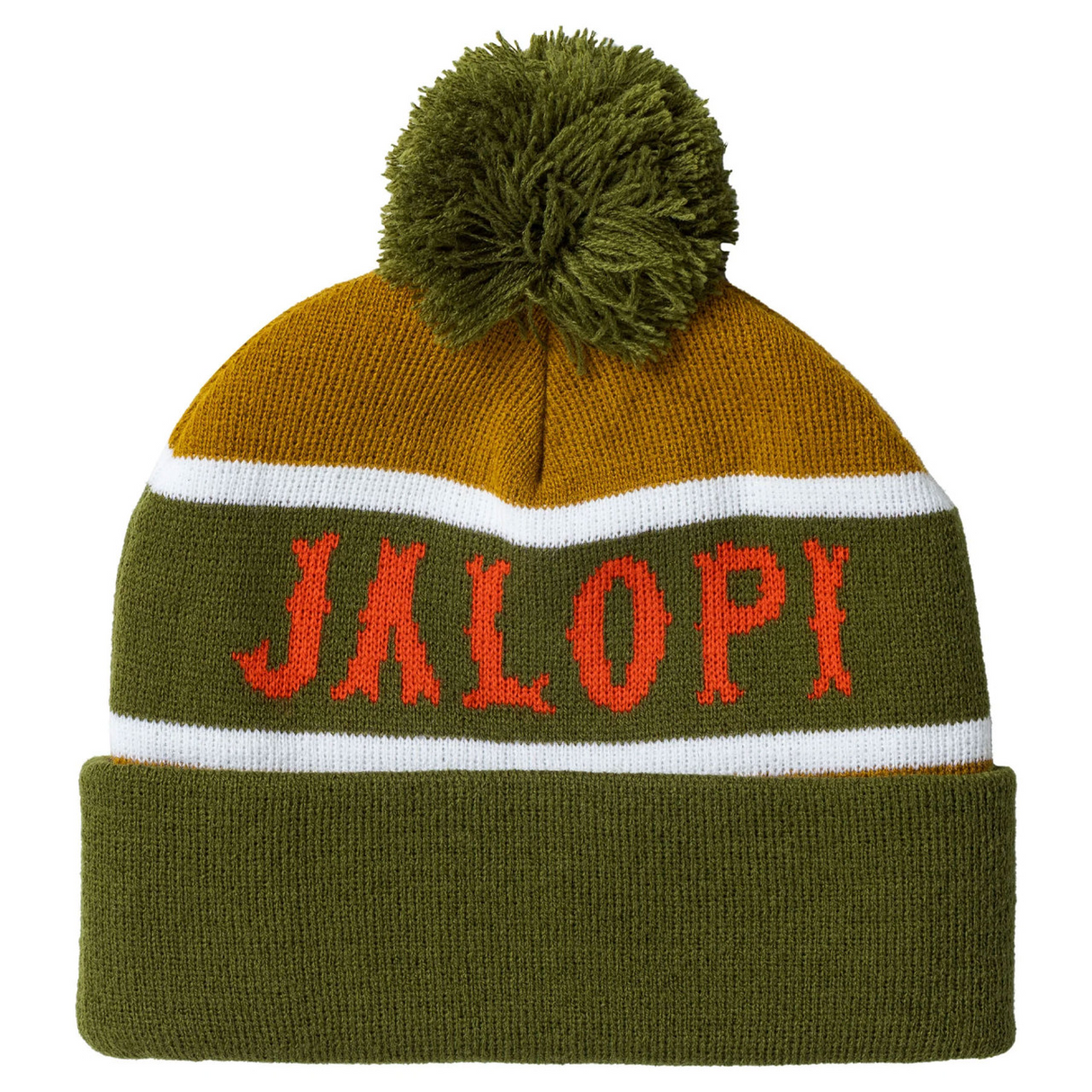 Anti Hero Jalopi Zambony Pom Beanie Green Red One Size