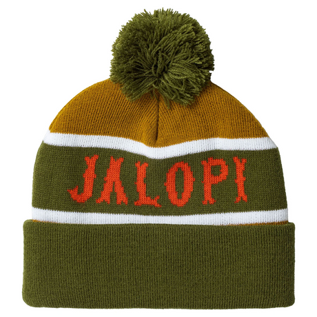 Anti Hero Jalopi Zambony Pom Beanie Green Red One Size