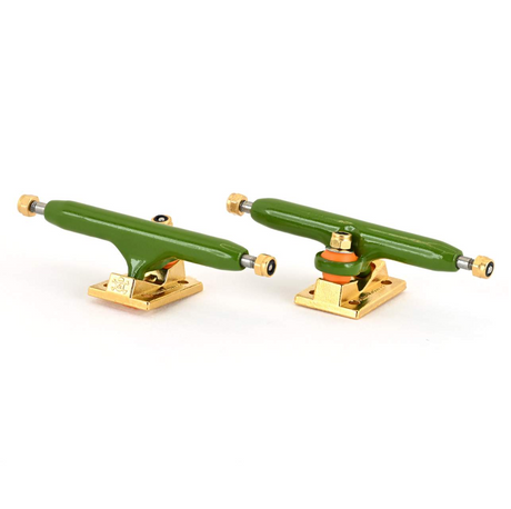 Blackriver Pro Fingerboard Trucks BRTs 3.0 Gold Green 36mm