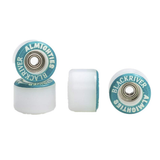Blackriver Almighties Pro Fingerboard Wheels Set Teal White 7.6mm