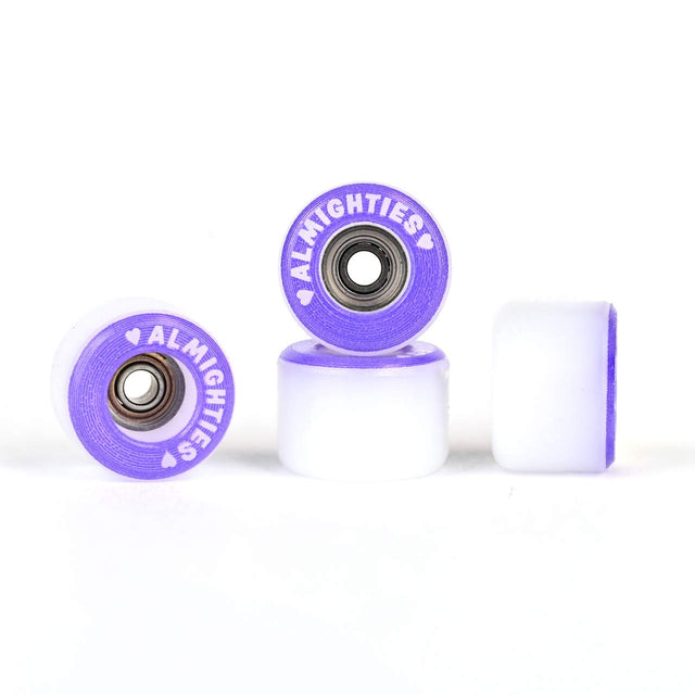 Blackriver Almighties Pro Fingerboard Wheels Set Purple 7.6mm