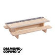 Blackriver Fingerboard Diamond Coping Table Natural Brown One Size
