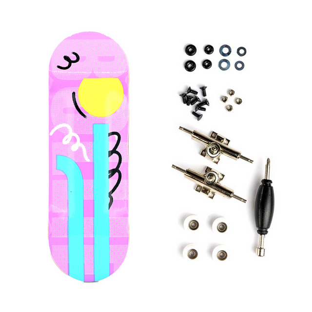 Bollie Fingerboard Deck Loveyard Pink 30mm