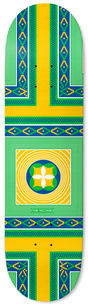 Deathwish Yuri Estillo Skateboard Deck Yellow Green 8.25