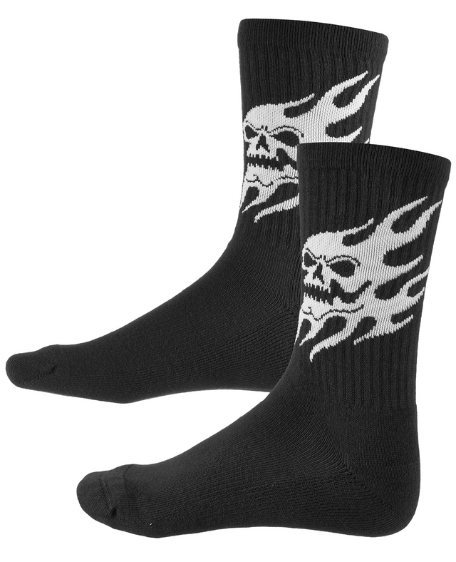Baker Rage Sock Black White One Size