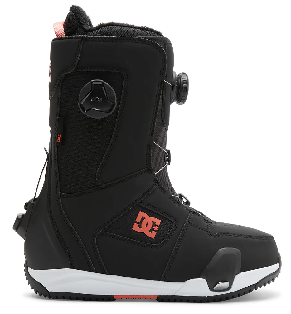 DC Phase Boa Pro Step On Snowboard Boots Womens 2025 Black Hot Coral 9.5