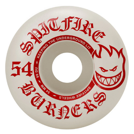 Spitfire Burners Wheels Set Red 54mm 99a