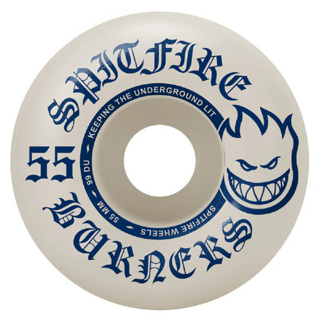 Spitfire Burners Wheels Set Blue 55mm99a