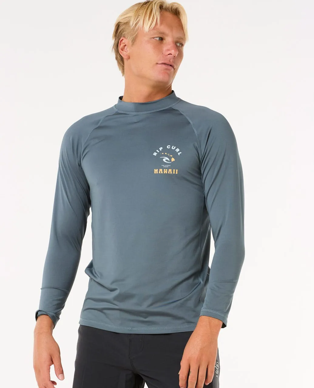 Rip Curl Island Vipe UPF Long Sleeve Mens Pine Night