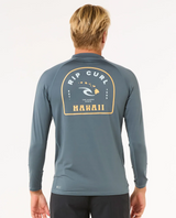 Rip Curl Island Vipe UPF Long Sleeve Mens Pine Night