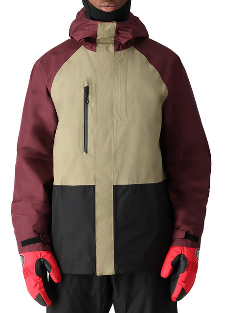 686 GoreTex Core Shell Jacket Mens Sassafrass Tan Block L