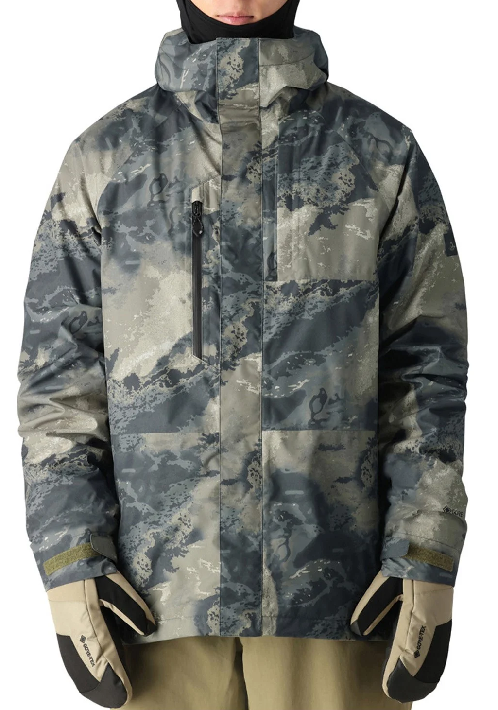 686 GoreTex Core Shell Jacket Mens Sage Hemisphere Camo XL