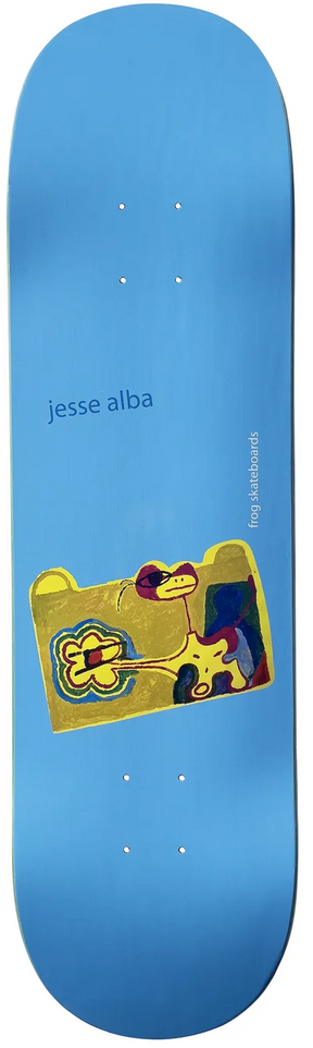 FROG Painting Alba Deck Skateboard Deck Blue 8.38