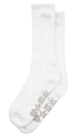 FROG Logo Socks White One Size