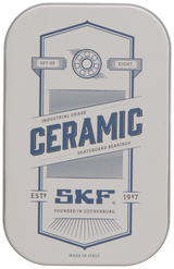 SKF Ceramic Skate Bearings Black 8 Pack